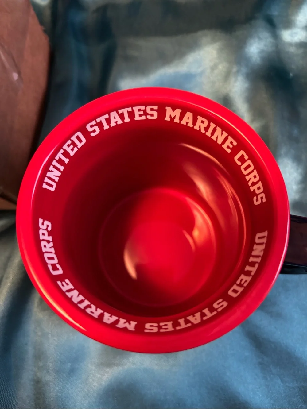 United States Marine Corps Ceramic Coffee Mug - Red & Navy NWT